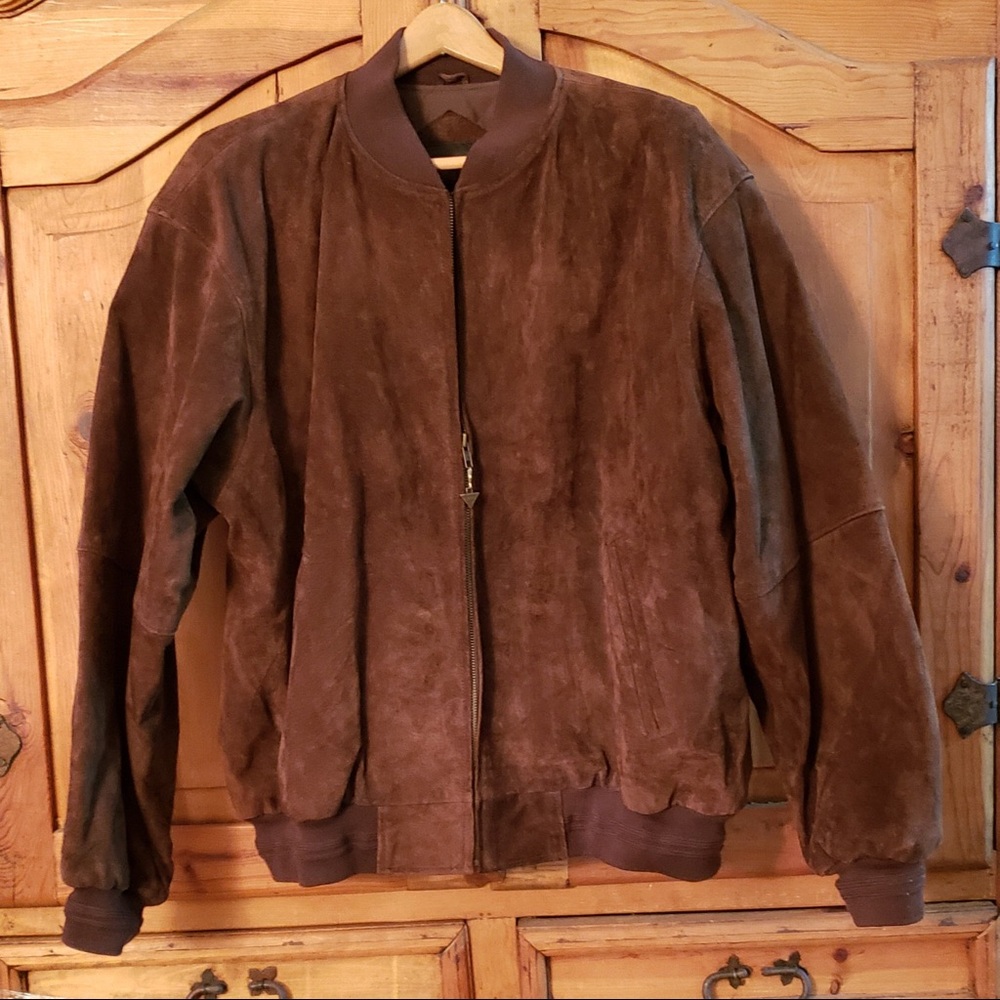 Croft & Barrow Suede Leather Jacket